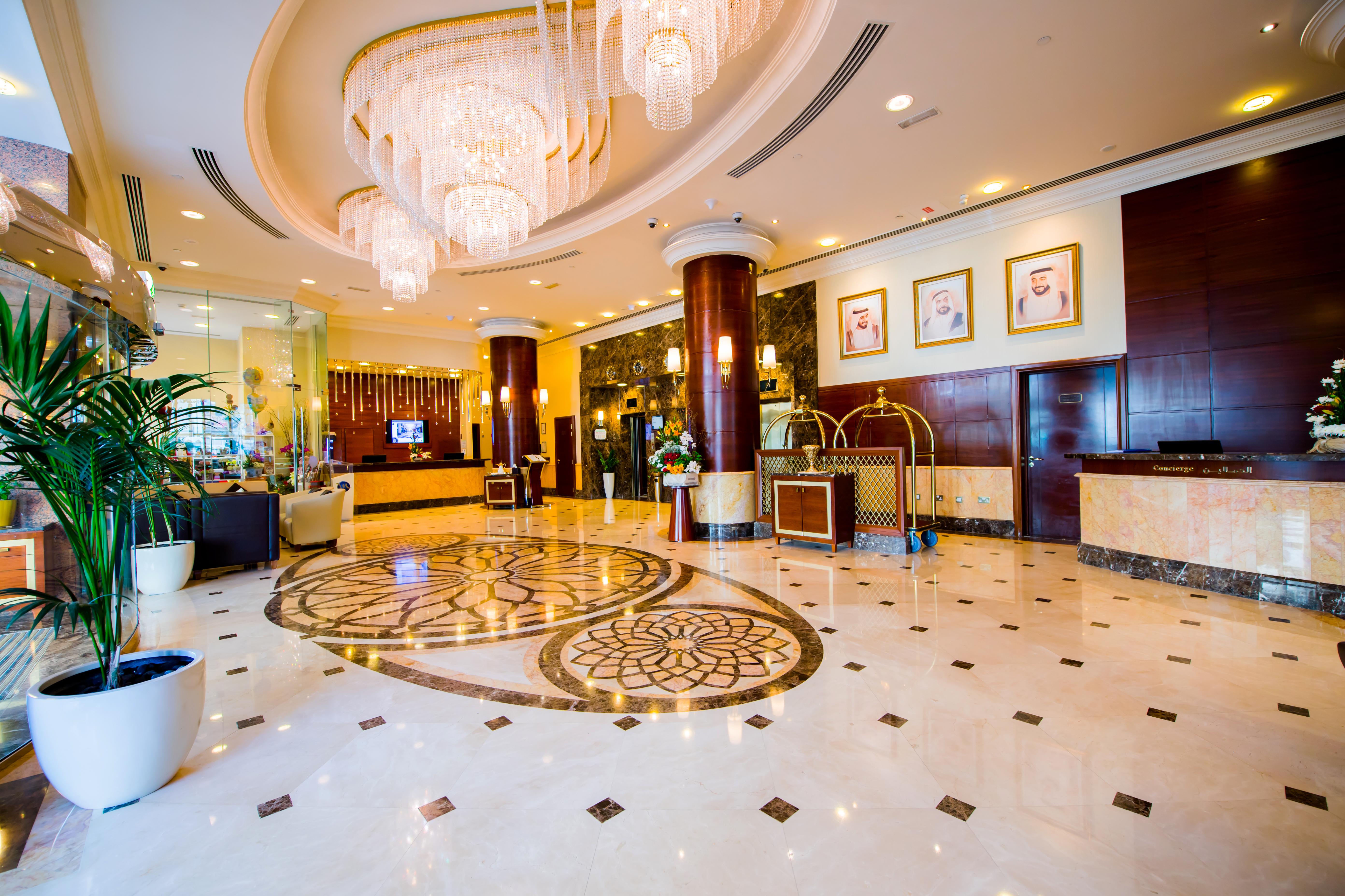 Grand Mercure Majlis Residences Abu Dhabi Exteriör bild Lobby